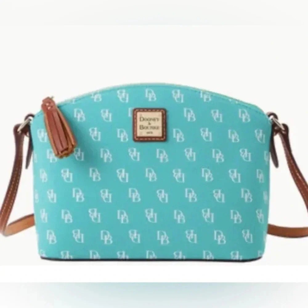 NWT Dooney & Bourke Gretta Robin Crossbody Sea Foam Authenticated
